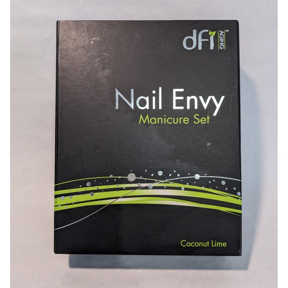DFI Aging Nail Envy Manicure‎ Set Coconut Lime NEW Nail & Cuticle Care NIB